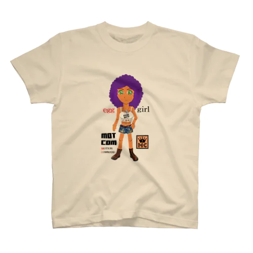 「エッグ系女子」egggirls Regular Fit T-Shirt