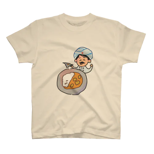 バターチキンカレーとインド人 Regular Fit T-Shirt