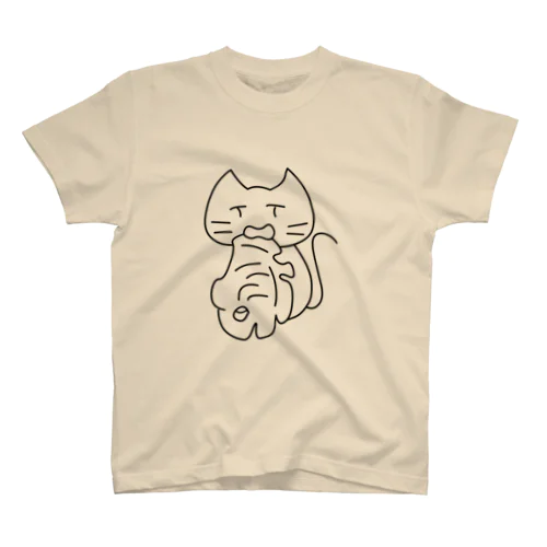 サカナにメがないネコ 티셔츠