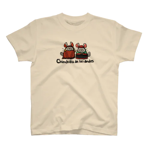 Chinchilla los de Andes(アンデスのチンチラ) スタンダードTシャツ