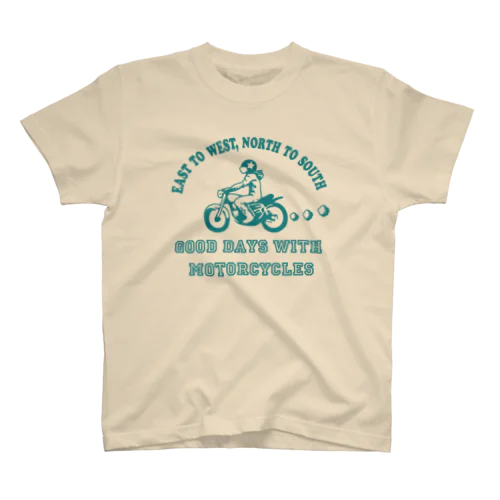 バイク日和 (ミント) スタンダードTシャツ