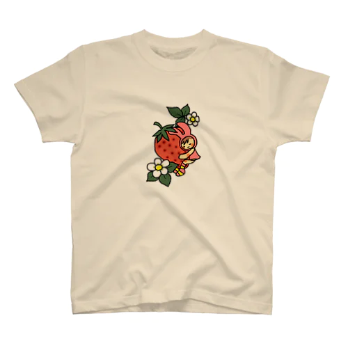 strawberry white スタンダードTシャツ