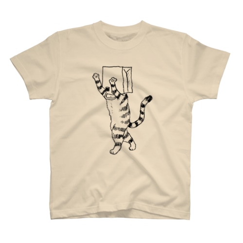 ふくろねこ（ねこかもいぬかも） Regular Fit T-Shirt