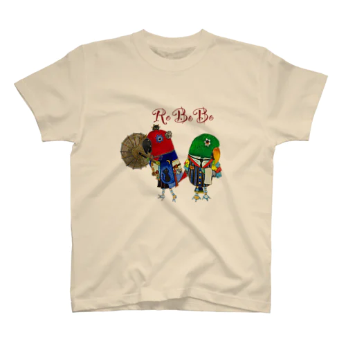 ROBOBOオオハナインコ 「妖子ロボと花太郎ロボ」 Regular Fit T-Shirt