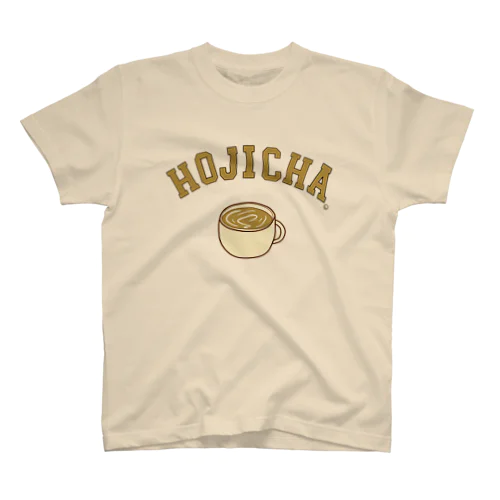 ほうじ茶ラテロゴ/Hojicha Latté logo スタンダードTシャツ