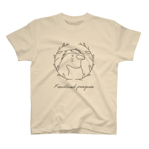 フィヨルドランドペンギン　ロゴ スタンダードTシャツ