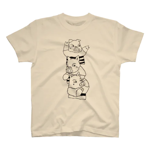 The Three Little Pigs ONLY スタンダードTシャツ