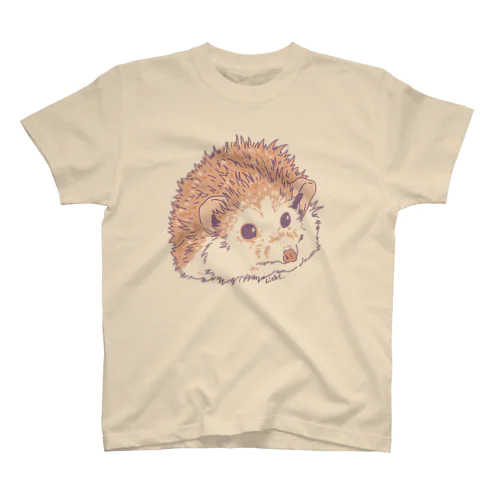 くすみカラーのハリネズミ01 スタンダードTシャツ