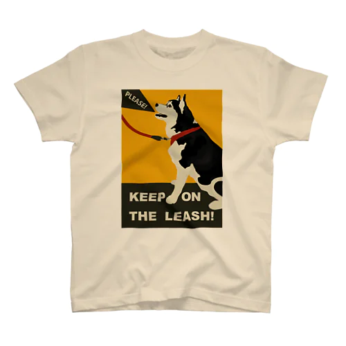 KEEP ON THE LEASH! (Shostako Yellow) スタンダードTシャツ