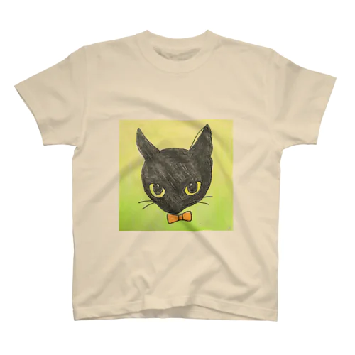 黒猫おめかし　 Regular Fit T-Shirt