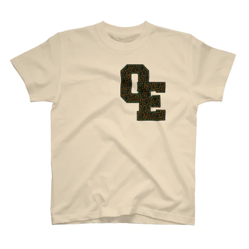 Outlow Edits monogram block logo スタンダードTシャツ