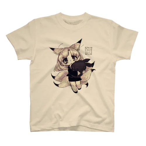 過労きつねちゃん2 スタンダードTシャツ