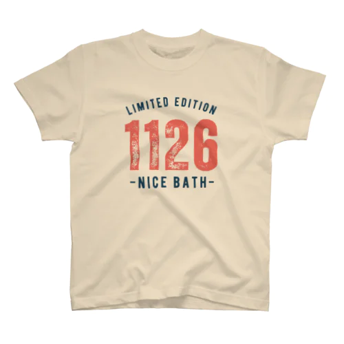 NICE BATH（前面） Regular Fit T-Shirt