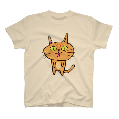 スタンディング猫 Regular Fit T-Shirt