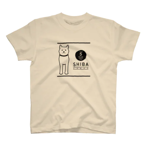 柴犬のプロフィールTシャツ Regular Fit T-Shirt