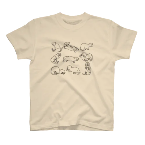 ハダカデバネズミ スタンダードTシャツ