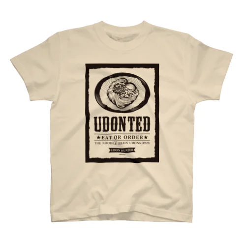 UDONTED（BLACK） スタンダードTシャツ