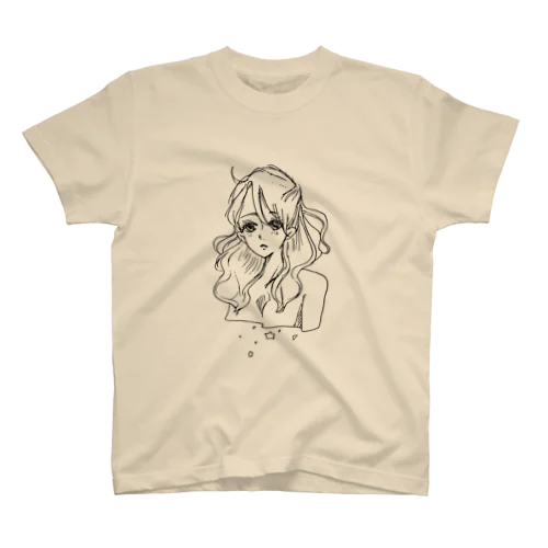 欠ける少女 Regular Fit T-Shirt