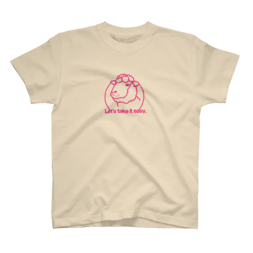 ひつじさんロゴ Regular Fit T-Shirt