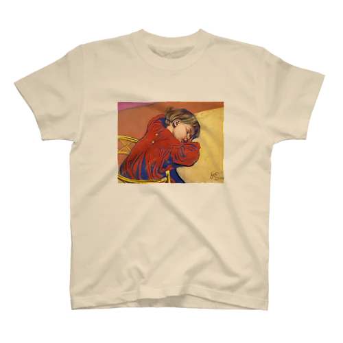 Stanisław Wyspiański 《眠るスタース》 Regular Fit T-Shirt