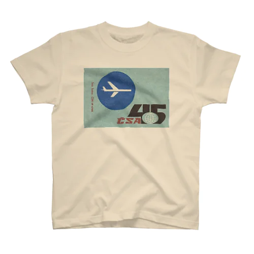 チェコ マッチ箱 チェコ航空　CSA 45周年 1968年 スタンダードTシャツ