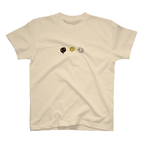 月見ネコ(フクムギ第10号) Regular Fit T-Shirt