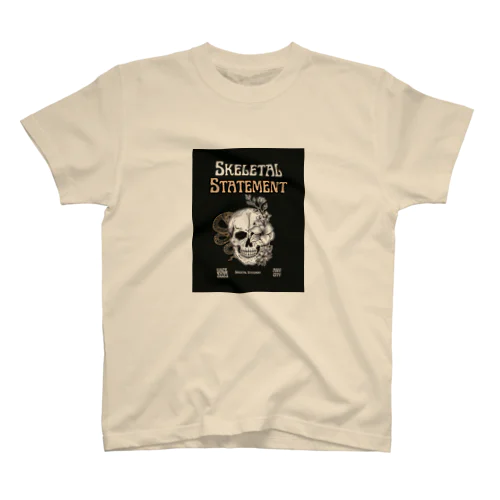 Skeletal Statement スタンダードTシャツ