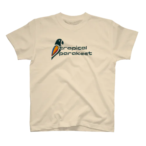 カラフルなインコたちのブランド トロピカルパラキート ロゴ Regular Fit T-Shirt