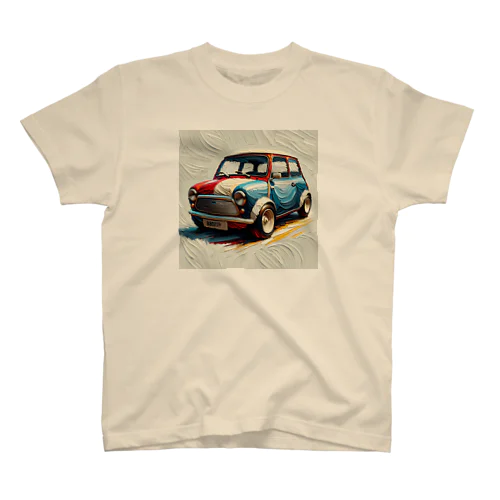 oil painting style vehicle シリーズ(コンパクト・ホワイト) Regular Fit T-Shirt