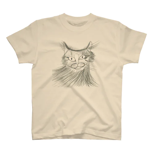 驚いた猫 Regular Fit T-Shirt