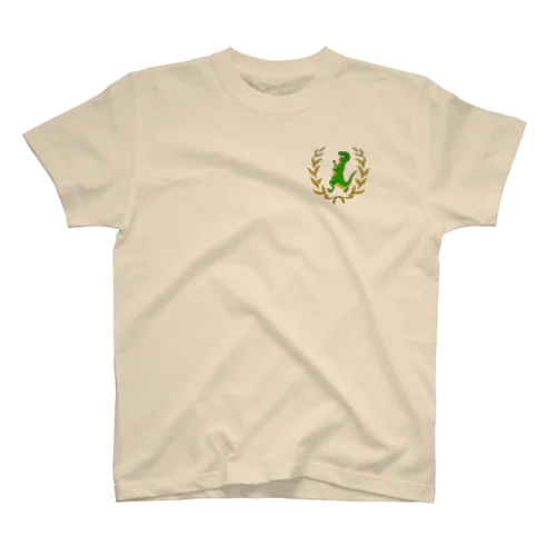 【MASUIKE】ティラノ　エンブレム風デザイン Regular Fit T-Shirt