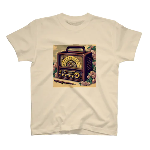 日本の風景:昔のラジオ、Japanese scenery:old radio Regular Fit T-Shirt