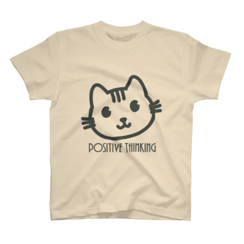 ポジティブ猫 ４代目 Regular Fit T-Shirt