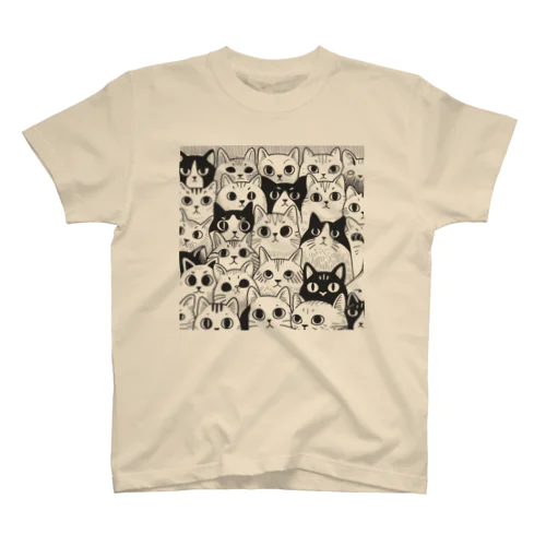 猫の小宇宙（ねこのこうちゅう） スタンダードTシャツ