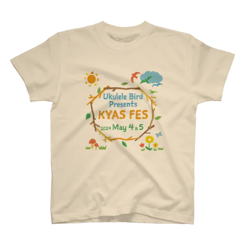 Ukulele Bird Presents KYAS FES オリジナルグッズ Regular Fit T-Shirt