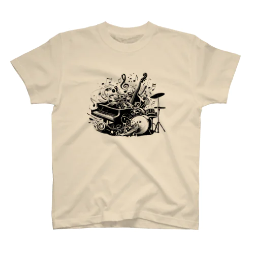 ♪Bursting Jazz Regular Fit T-Shirt