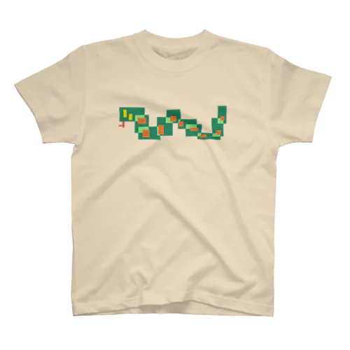 squareスネークくん Regular Fit T-Shirt