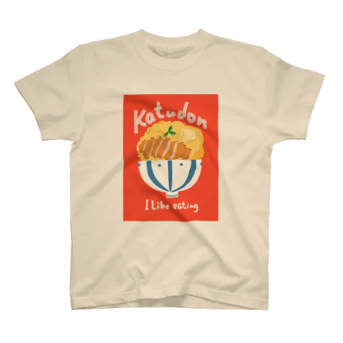 I Like eating（Katudon） Regular Fit T-Shirt