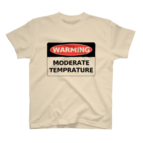 WARMING MODERATE TEMPRATURE スタンダードTシャツ