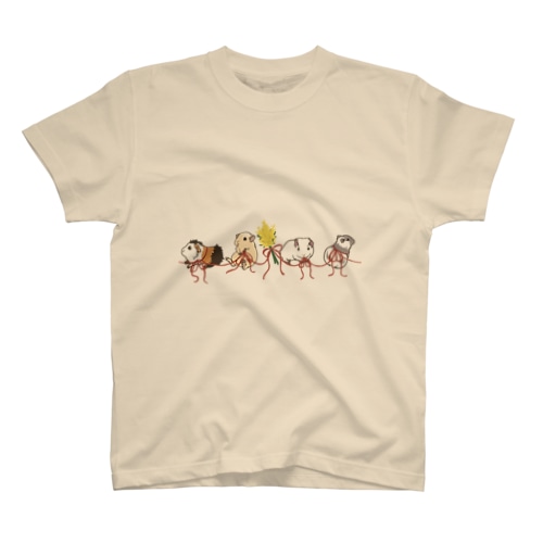 リボンとモルモット Regular Fit T-Shirt