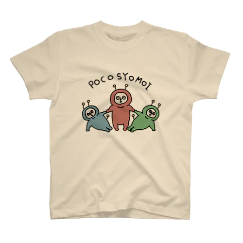 ぽこしょもい Regular Fit T-Shirt