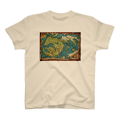 竜鍵諸島マップ Regular Fit T-Shirt