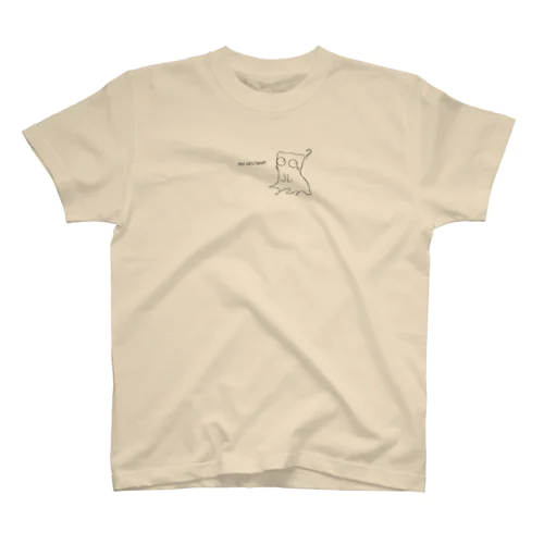 Liquid Cat(黒) Regular Fit T-Shirt