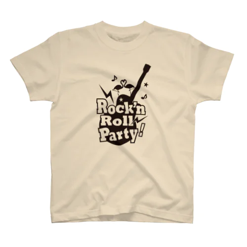 Rock'n Roll Party black スタンダードTシャツ