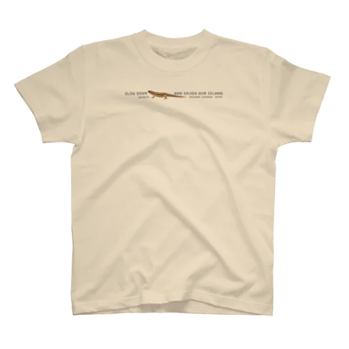 しまのなかまSLOW　キシノウエトカゲ Regular Fit T-Shirt