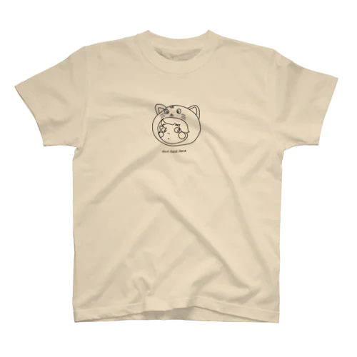 ケセラ猫の黒線 Regular Fit T-Shirt