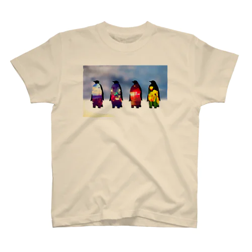 memory penguins (beach) スタンダードTシャツ