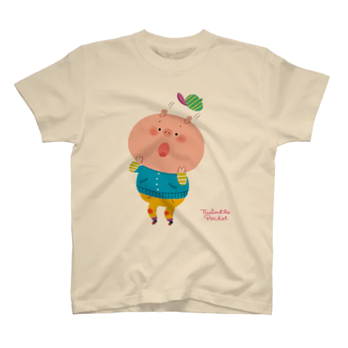 びっくりぶたくん Regular Fit T-Shirt