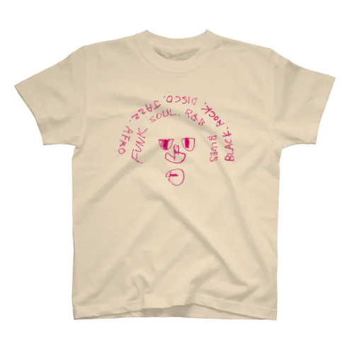 具だくさんなアフロ・ヘアー スタンダードTシャツ