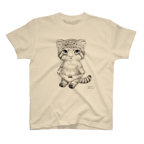 マヌルねこぱんつ Regular Fit T-Shirt